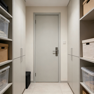 Porta in MDF Insonorizzata 55dB con Foglio in PVC Impermeabile per Bagno, Appartamento, Ufficio, Tipo T, Tripla Guarnizione, <span class=keywords><strong>Dimensioni</strong></span> Personalizzate, Garanzia 2 Anni - Product Image 5