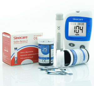 Moniteur <span class=keywords><strong>de</strong></span> <span class=keywords><strong>glycémie</strong></span> numérique électronique portable à une touche, pour usage domestique, test rapide du glucose sanguin, bandelettes <span class=keywords><strong>de</strong></span> test électriques pour diabétiques - Product Image 4