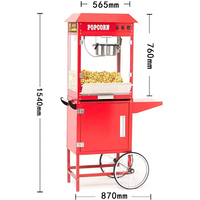 Machine à pop-corn commerciale industrielle automatique électrique de haute qualité professionnelle