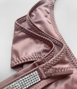 <span class=keywords><strong>Tanga</strong></span> Sexy <span class=keywords><strong>con</strong></span> Pedrería y Logotipo Personalizado, Diseño de Letra Secreta de Amor, Ropa Interior Brillante <span class=keywords><strong>con</strong></span> Diamantes, <span class=keywords><strong>Tanga</strong></span> de Diseñador de Marca Famosa # 0330 - Product Image 5