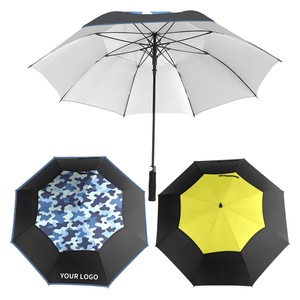 Sombrilla de Golf Personalizada para Hoteles y Resorts, de Primera Calidad, con Bordado Personalizado, Material de Fibra, Semi-Automática - Product Image 1