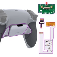 Kit de contrôleur poignée caoutchoutée palettes arrière RISE V3 Kit de remap bouton arrière fixation Remapper pour contrôleur PS5