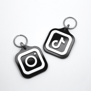 Acrylic phương tiện truyền thông xã hội NFC xem xét <span class=keywords><strong>Keychain</strong></span> thẻ đánh giá NFC - Product Image 6