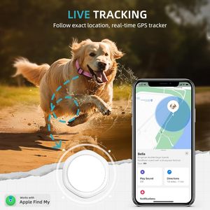 Wasserdichtes Echtzeit-<span class=keywords><strong>Tracking</strong></span> <span class=keywords><strong>GPS</strong></span> Ortungsgerät mit AirTag-Unterstützung für Hunde und Katzen – Smartes Halsband für Haustiere - Product Image 5