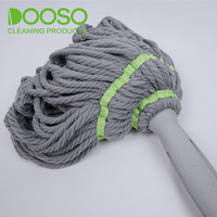 Fournitures de nettoyage à domicile Vadrouilles à sol en microfibre Squeeze Water Dry Wet Rétractable Twist Mop