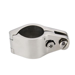 22mm Open-End Slip Sleeves Stainless Steel Pipe Clamps-<b>Marine</b> <b>Hardware</b> Accessories for Yachts & Fishing Boats - Product Image 1