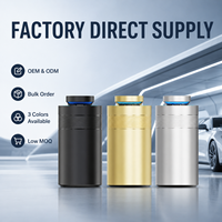 Diffuseur d'arômes de voiture électrique portable professionnel 20ML sans eau GAS-60N, diffuseur de parfum en métal pour voiture, bureau, hôtel