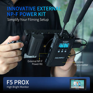 Moniteur de caméra FEELWORLD F5 PROX OEM 5,5 pouces 1600 nits lisible en plein soleil, <span class=keywords><strong>écran</strong></span> tactile HDMI, moniteur de terrain DSLR, logo personnalisé - Product Image 3