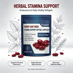 Capsules de soutien à la vitalité, extrait d'herbe cornée de chèvre, complément alimentaire à base de plantes, aide à maintenir l'endurance physique pour les hommes, OEM - Product Image 6