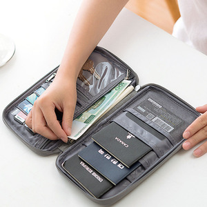 Tendencia 2021 Venta caliente Oxford bolso organizador Cartera de viaje, pasaporte, pasaporte titular para <span class=keywords><strong>viajes</strong></span> de negocios - Product Image 3