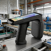 Pemindai RFID UHF Jarak Jauh Industri Seuic Utouch2 yang Tangguh dengan Sistem Android untuk Manajemen Inventaris