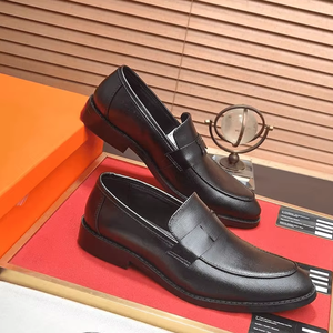 Zapatos Oxford con Parte Superior de Cuero Vacuno de Grano Completo, Suela de Goma, Entresuela de Goma Espumada/Látex, Cuero Vacuno de Grano Completo/Tela - Product Image 1