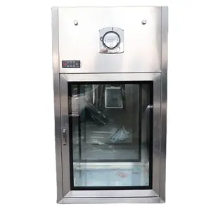 Roestvrijstalen Pass Thru Kast Klasse 100 Cleanroom Cleanroom Pass Box Voor Lab Industrie