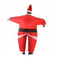 Décorations de Noël de haute qualité castume gonflable de vieil homme pour les vacances célèbrent le père noël gonflable