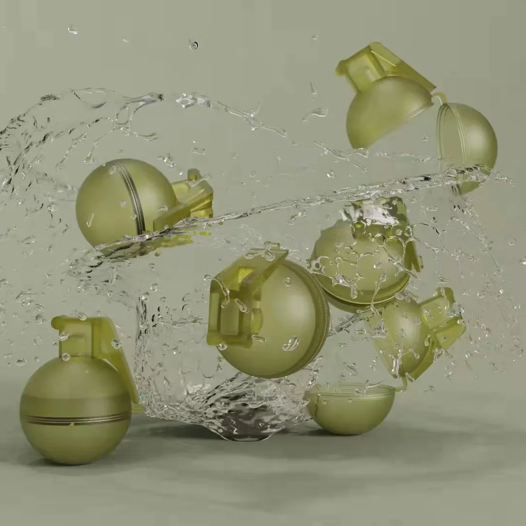 Custom Reusable Water Balloons, Refillable Silicone Water Balls Self Sealing