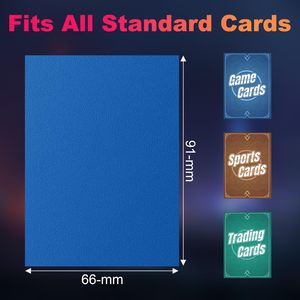 Wholesale Custom Packaging Matte Card <b>Sleeves</b> Fit Baseball Sports Game Matte Dual Deck Card Protectors Matte <b>Sleeve</b> - Product Image 5