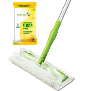 Floor Cleaning Mop Wipes Disposable Cleaning Mop Cloth Floor Wet Wipes