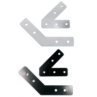 Conector de Esquina de Perfil de Aluminio Personalizado de 45/135 Grados, Placa de Refuerzo de Superficie, Ángulo Lateral para 30 40