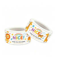 Autocollants imperméables durables Jinyu, impression personnalisée / Autocollants Merci pour votre commande, étiquettes personnalisées pour emballages cadeaux