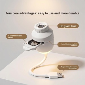 Lampe de Projection Mini Galaxie 3 Motifs Ciel Étoilé Lune Saturne avec Luminosité Réglable Veilleuse USB (Gradation de la luminosité) - Product Image 5