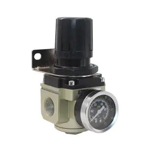 CHDLT precio de fábrica Unidad de filtro de presión del compresor 1/4 ''válvula reguladora de presión de control de aire neumático