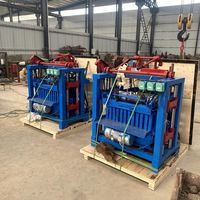 Machine à fabriquer des briques semi-automatique durable et économique pour les travaux de construction avec garantie d'un an