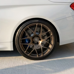 Jantes sportives P40 en bronze brillant, concaves profondes, forgées sur mesure, 20x9 20x10.5, déport agressif, pour BMW M3 F80 M4 F82 <span class=keywords><strong>Audi</strong></span> R8 V10 - Product Image 1