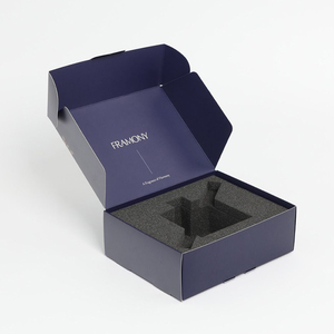 Cajas <span class=keywords><strong>de</strong></span> Cartón Corrugado para Productos Capilares, Impresión Flexográfica, Insertos <span class=keywords><strong>de</strong></span> Corte Personalizados, Cuadradas, <span class=keywords><strong>de</strong></span> Lujo, para Envío - Product Image 4