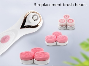 Konka — <span class=keywords><strong>brosse</strong></span> de nettoyage du <span class=keywords><strong>visage</strong></span> 3 en 1, Rechargeable, sonique, 3 roues, rotative, imperméable, nettoyage des pores, massage Spa, épurateur <span class=keywords><strong>Anti</strong></span>-vieillissement 3D - Product Image 2