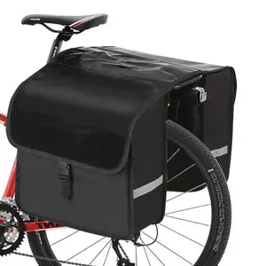 Threewen su geçirmez bisiklet bisiklet arka koltuk taşıyıcı çanta bisiklet çift sept çanta paketi yansıtıcı Trim ile