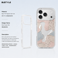 Coques de protection antichoc en TPU rigide transparent avec peinture UV et design personnalisé pour iPhone 15 16 17 18 Pro Max Plus Air Duo