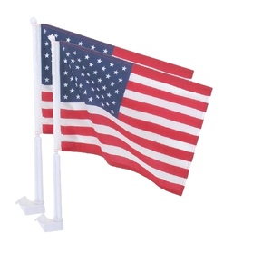 Drapeau de voiture national personnalisé en polyester mini 30*45cm avec mât pour décoration, vente en gros - Product Image 4
