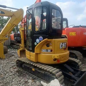 Mini-excavatrice CAT 303.5E de 3,5 tonnes avec godet de terrassement d'une capacité de 0,175 m³, excavatrice sur chenilles d'occasion - Product Image 1