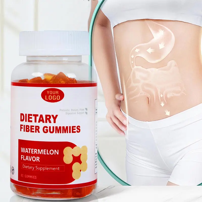 OEM salute digestiva fibra alimentare integratori vitaminici digestivi purificanti anguria sapore di Gummies