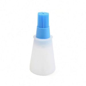 High Temperature Resistant Silicone Oil <b>Bottle</b> With <b>Brush</b> Grill Liquid Oil <b>Brushes</b> Pastry Kitchen Baking BBQ <b>Brush</b> - Product Image 4