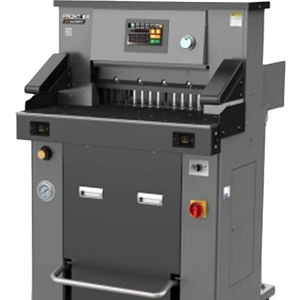 Coupe-papier hydraulique FRONT H520TV7, taille de coupe 520 mm, épaisseur 80 mm, électrique, écran tactile 7 pouces, table en acier inoxydable - Product Image 1