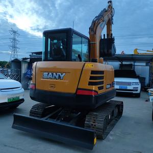 Mini pelleteuse 5T d'occasion populaire de haute qualité en Chine utilisée pelle sur chenilles Sany SY55C en bon état - Product Image 3