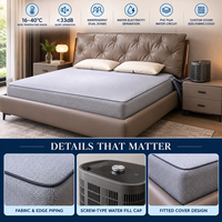 Sistem Pendingin Kasur Air Kualitas Jerman 230V EU Schuko Plug Dual Zone WiFi Bluetooth Kontrol Aplikasi Jerman