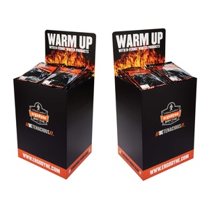 Hot Selling Customized Carton <b>Box</b> Cardboard Corrugated Clothing Dump Bin Paper Square Dump Bins for Supermarket Promotion - Product Image 6