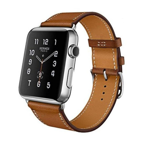 Smart Montre En Cuir Véritable Sangles Bandes Pour Cuir <span class=keywords><strong>Bracelet</strong></span> Montre <span class=keywords><strong>Apple</strong></span> 38mm 42mm <span class=keywords><strong>Adaptateur</strong></span> - Product Image 3