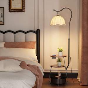 Lampada da Terra Moderna per Soggiorno, Lampada Atmosferica per Divano e Camera da Letto, Tavolo e Lampada da Terra in Un Unico Pezzo, Costruzione in Ferro Impermeabile - Product Image 3