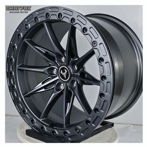 Rines 4X4 Personalizados 5X120 5X114.3 Negro Mate con Beadlock 5X112 para GR Supra Toyota 86 Allion Corolla GT86 Premio Sienta Wis - Product Image 1