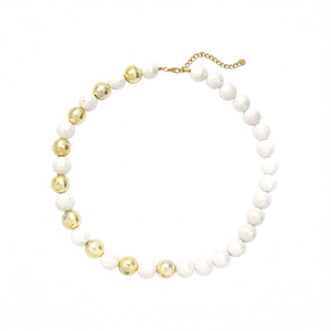 Collier de mode chic à perles - E550-N260-0239G - Product Image 2