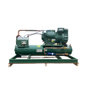 Precio de fábrica 25HP 30HP Pistón Unidad refrigerada por agua Unidad de condensación refrigerada por agua para compresor de pistón Bitzer Enfriador de agua - Product Image 2