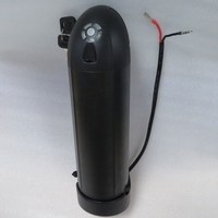 Batterie de vélo électrique 36V 10Ah en forme de bouteille avec interrupteur