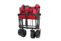 Chariot de voyage pliable tout-terrain multifonctionnel pour pique-nique en plein air, camping, photographie, épicerie et chariot utilitaire portable
