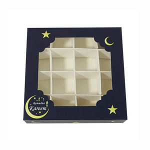 Op maat gemaakte islamitische moslim gouden folie bedrukte papieren snoepdoos voor Ramadan en Eid Mubarak - Product Image 6