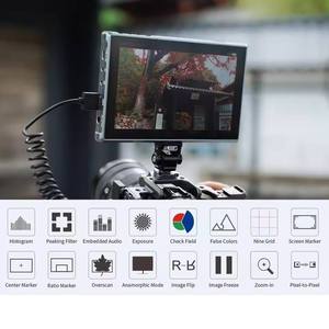 Moniteur vidéo de terrain FEELWORLD FW759 PRO 7 pouces avec écran tactile, 4K, IPS, compatible HDMI, 1280*800 - Product Image 5