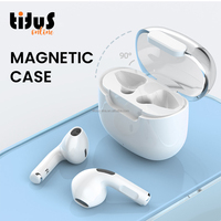 M17 Jenis C Air Buds Nirkabel Pink Macaron Earphone Nirkabel Asli Earbud Earphone Nirkabel
