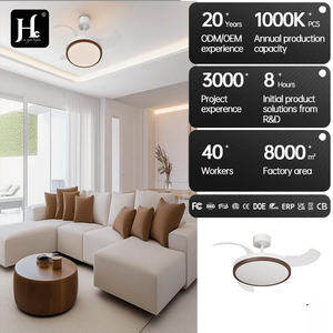 Ventilateur de plafond LED invisible rétractable de haute qualité, personnalisable, pour l'intérieur, 42W, 42 pouces, ABS, 4 pales, avec télécommande - Product Image 5